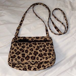Vera Bradley cheetah print crossbody